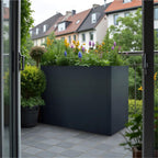 Metzler Hochbeet M für den Garten | Pulverbeschichtet | 100 x 50 x 77 cm