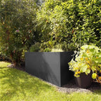 Metzler Hochbeet L für den Garten | Pulverbeschichtet | 150 x 75 x 77 cm