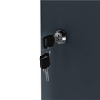 Metzler Mülltonnenbox mit Pflanzdach | 2er | 240l | aus Aluminium | rostfrei & massiv