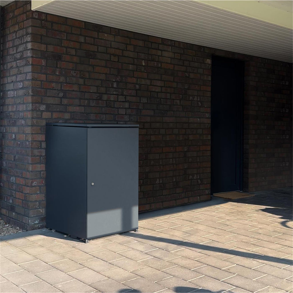 Metzler Mülltonnenbox | 1er | 240l | aus Aluminium | rostfrei & massiv