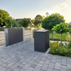 Metzler Mülltonnenbox | 1er | 240l | aus Aluminium | rostfrei & massiv