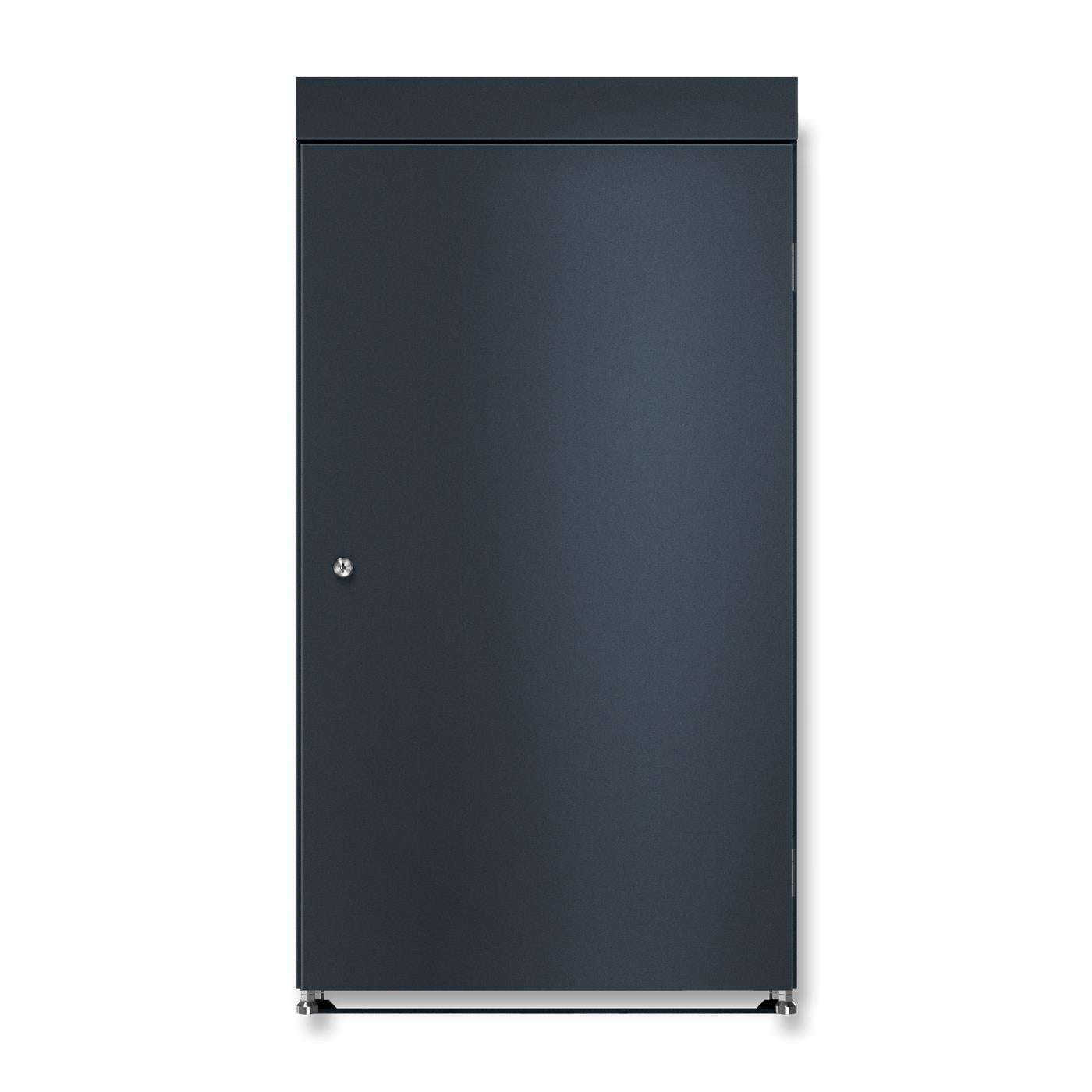 Metzler Mülltonnenbox mit Pflanzdach | 1er | 240l | aus Aluminium | rostfrei & massiv