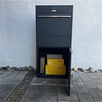 Metzler Paketbox XL mit Briefkasten | Mit austauschbarem Namensschild | Bispo Max RE