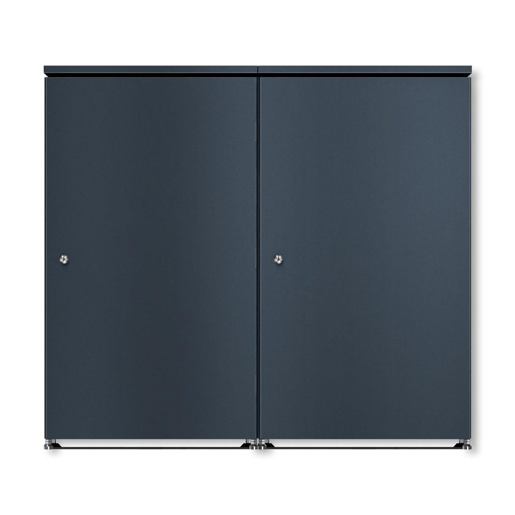 Metzler Mülltonnenbox | 2er | 240l | aus Aluminium | rostfrei & massiv