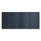 Metzler Mülltonnenbox | 4er | 240l | aus Aluminium | rostfrei & massiv