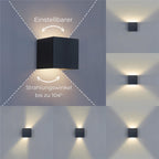 Up-Down-Light Cube | Smart | Wandleuchte | LED RGB+Warmweiß