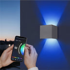 Up-Down-Light Cube | Smart | Wandleuchte | LED RGB+Warmweiß