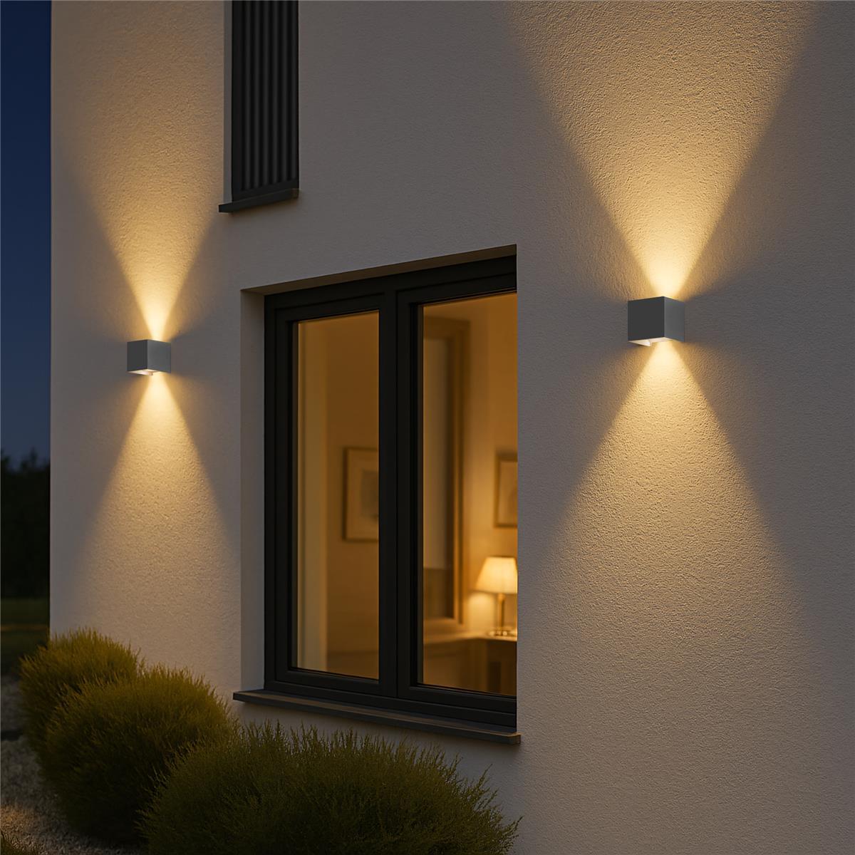 Up-Down-Light Cube | Smart | Wandleuchte | LED RGB+Warmweiß