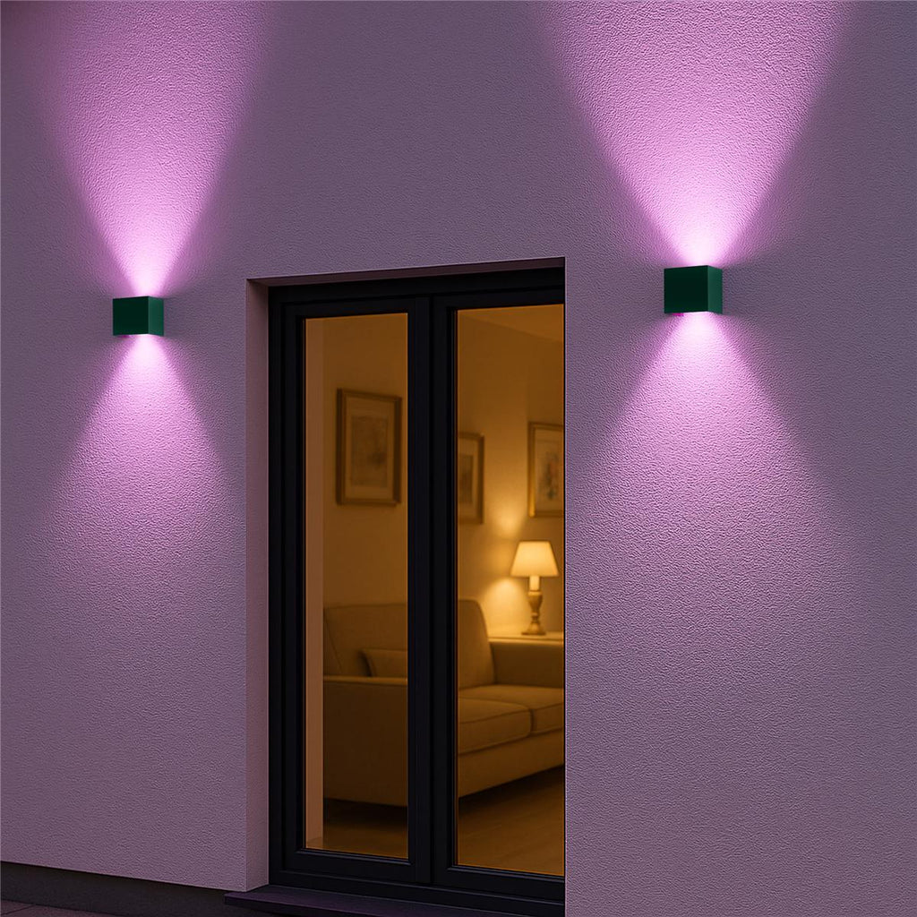 Up-Down-Light Cube | Smart | Wandleuchte | LED RGB+Warmweiß