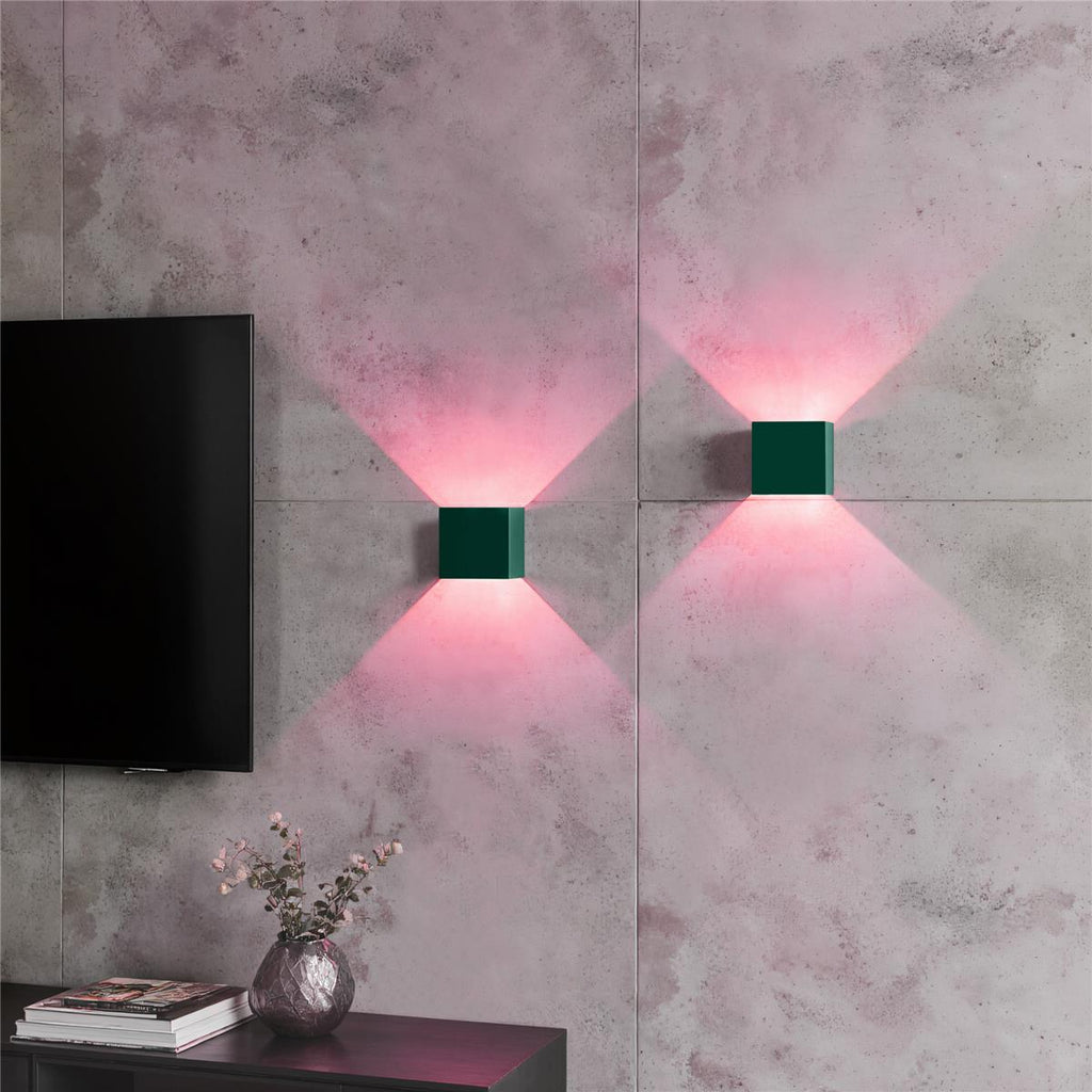 Up-Down-Light Cube | Smart | Wandleuchte | LED RGB+Warmweiß