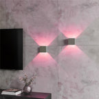 Up-Down-Light Cube | Smart | Wandleuchte | LED RGB+Warmweiß