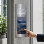 Metzler Türsprechanlage mit Kamera | Gesichtserkennung | Touch-Display | Hausnummer beleuchtet | Live-HD-Video | Ein- und Mehrfamilien | SDM10H