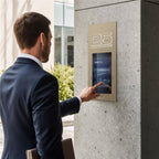 Metzler Türsprechanlage mit Kamera | Gesichtserkennung | Touch-Display | Hausnummer beleuchtet | Live-HD-Video | Ein- und Mehrfamilien | SDM10H