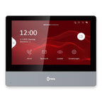 Metzler Intercom Innenstation Pro, 7 Zoll IPS Touchscreen, LAN PoE schwarz - grau