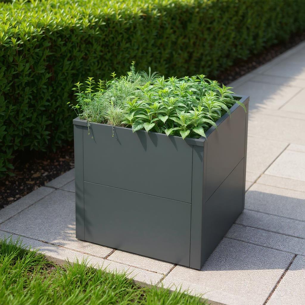 Metzler Hochbeet S für den Garten oder Balkon | 50 x 50 x 50 cm