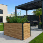 Metzler Hochbeet L für den Garten | Pulverbeschichtet | 150 x 75 x 77 cm