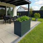 Metzler Hochbeet M für den Garten | Pulverbeschichtet | 100 x 50 x 77 cm