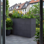 Metzler Hochbeet M für den Garten | Pulverbeschichtet | 100 x 50 x 77 cm