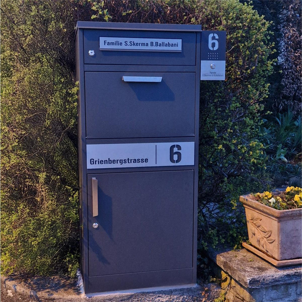 Metzler Funkklingel Edelstahl mit Gravur | Selma
