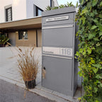 Metzler Pflanzdach für Paketbox | Grau | Dachbegrünung für Paketbriefkasten | für Modellreihe Bispo