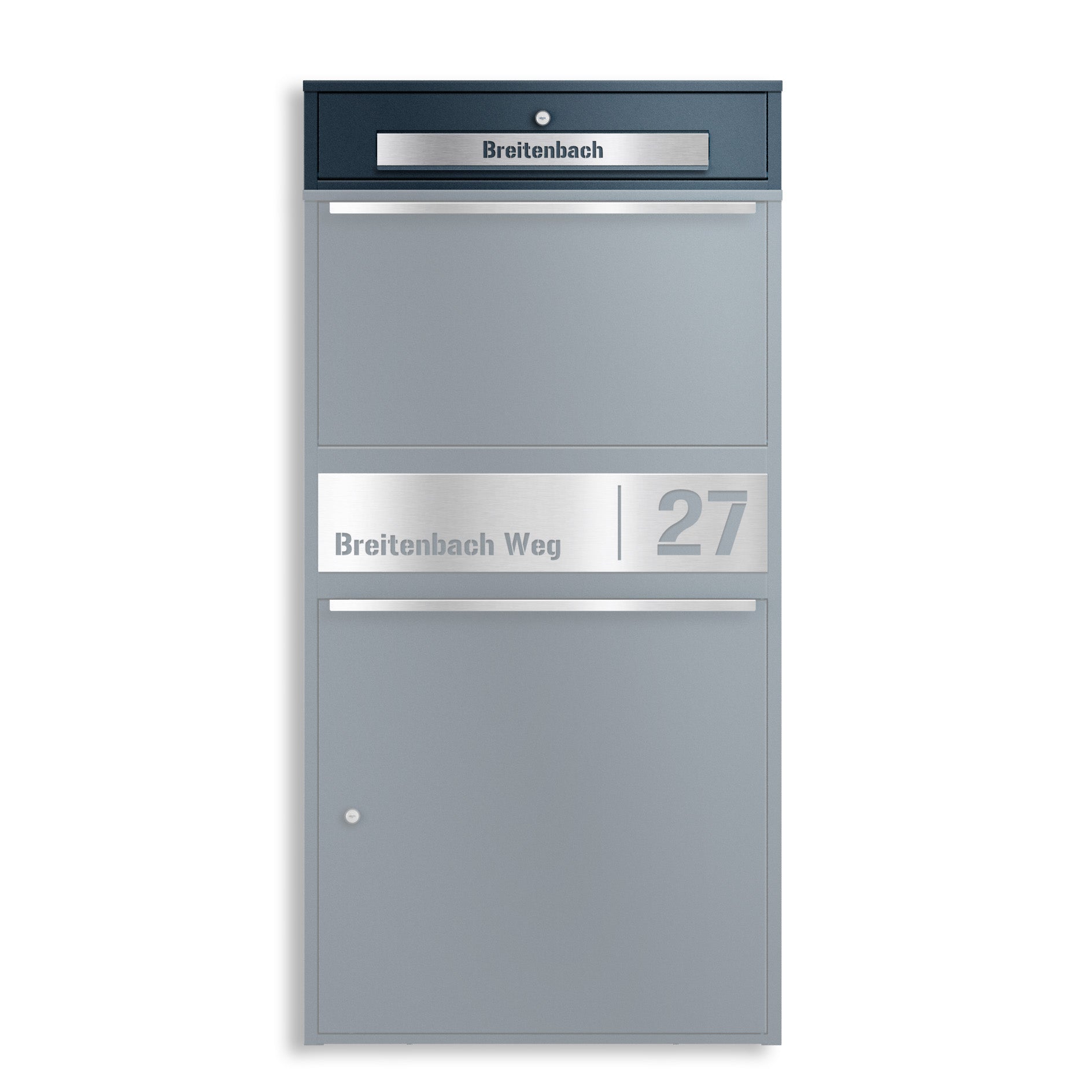 Metzler Brieffach für Ihre Paketbox | personalisiert mit Gravur |  für Modellreihe Bispo Max 2