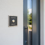 Metzler Türklingel aus Edelstahl mit Gravur + LED-Taster optional | Ari