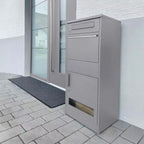 Metzler Paketbox mit Briefkasten | mit Sichtfenster | mit Briefeinwurf | rostfrei | Bispo 3