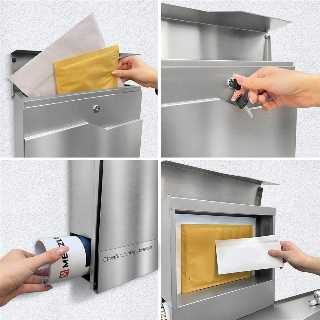 Metzler Briefkasten aus hochwertigem Stahl | Siebert
