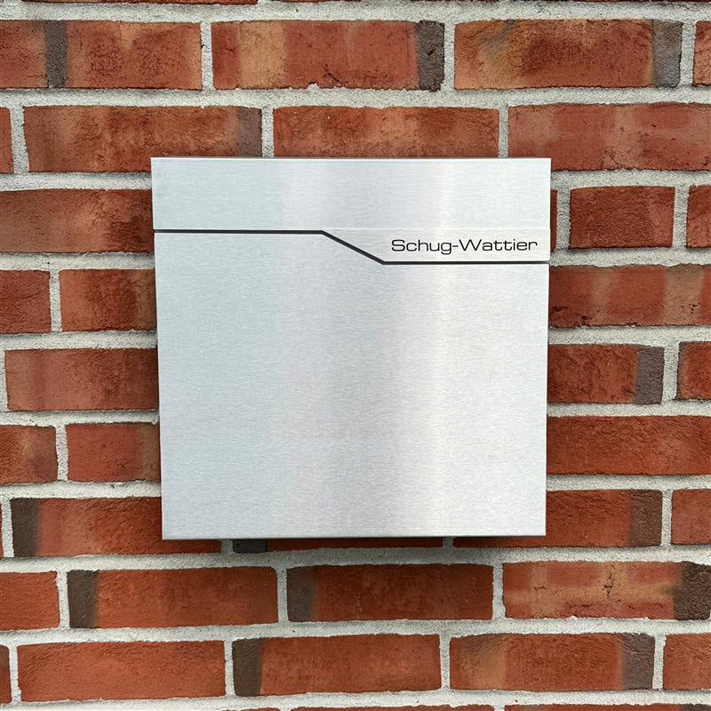 Metzler Briefkasten austauschbares Namensschild | Ebenhard