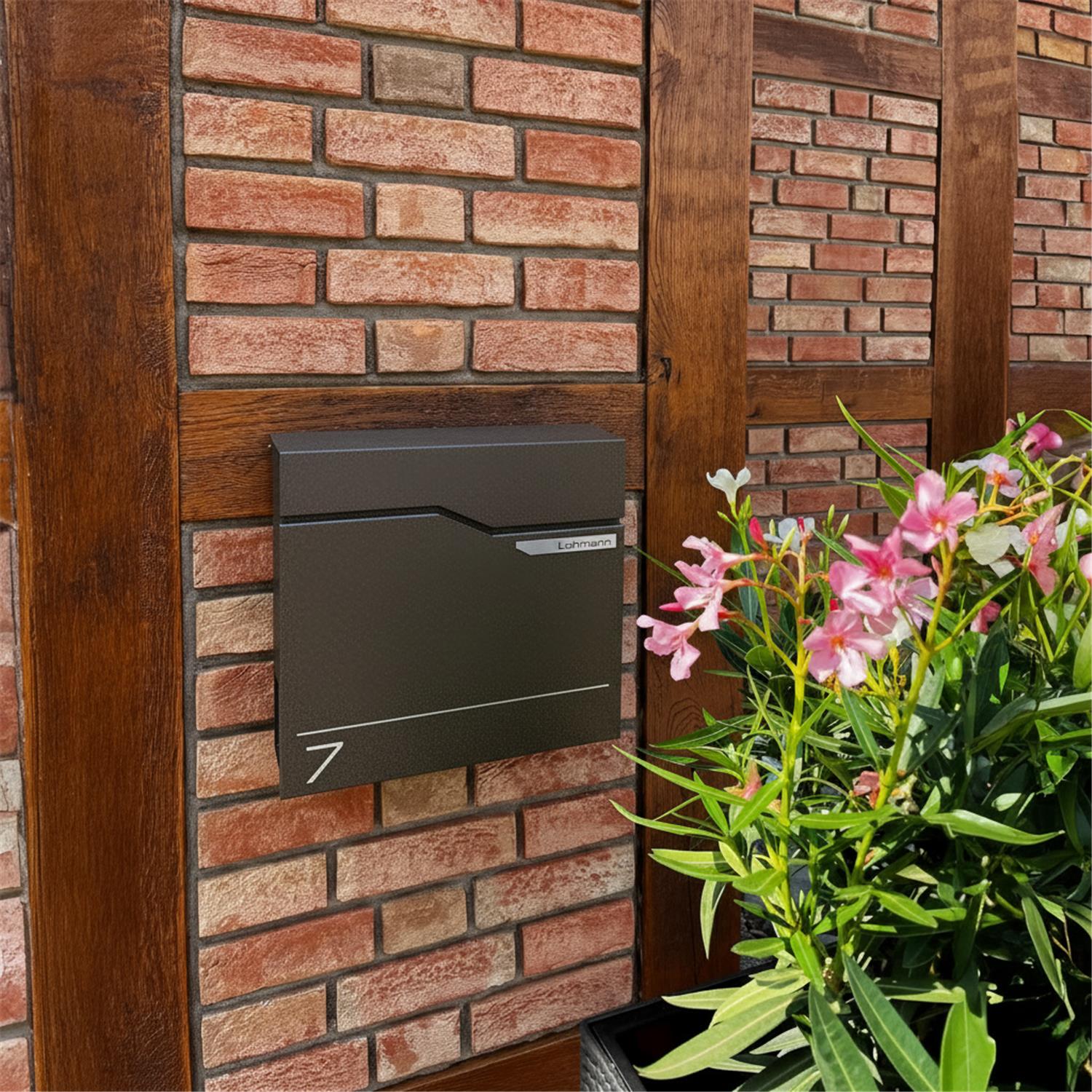 Metzler Briefkasten austauschbares Namensschild | Hoffmann