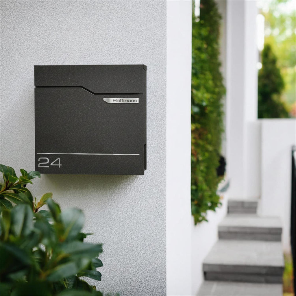 Metzler Briefkasten austauschbares Namensschild | Hoffmann