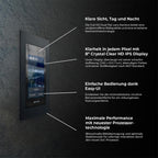 Metzler Türsprechanlage mit Kamera | Gesichtserkennung | Touch-Display | Hausnummer beleuchtet | Live-HD-Video | Ein- und Mehrfamilien | SDM10H