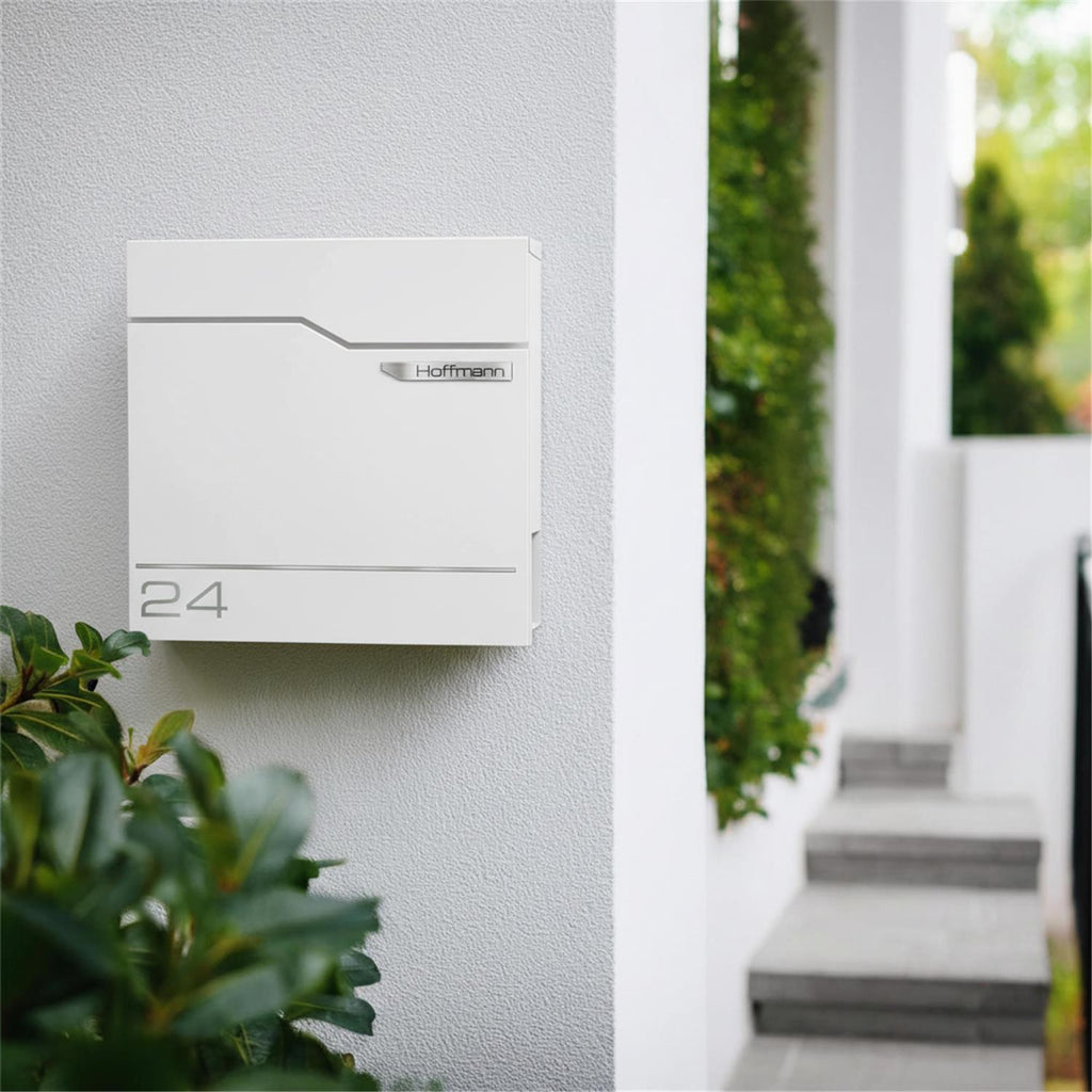 Metzler Briefkasten austauschbares Namensschild | Hoffmann