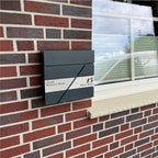 Metzler Briefkasten Design Anthrazit Edelstahl | Zeppelin