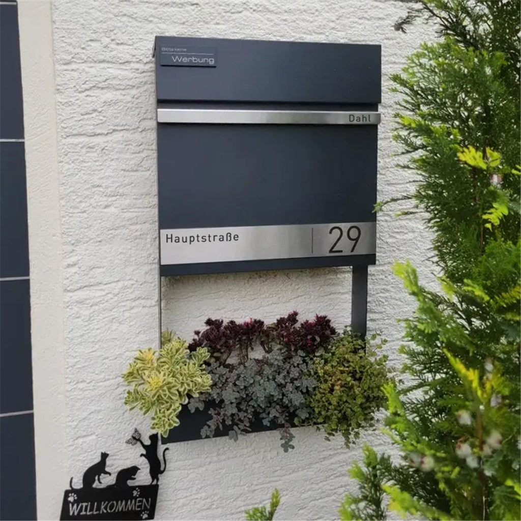 Metzler Briefkasten mit Lasergravur | Stencil 2
