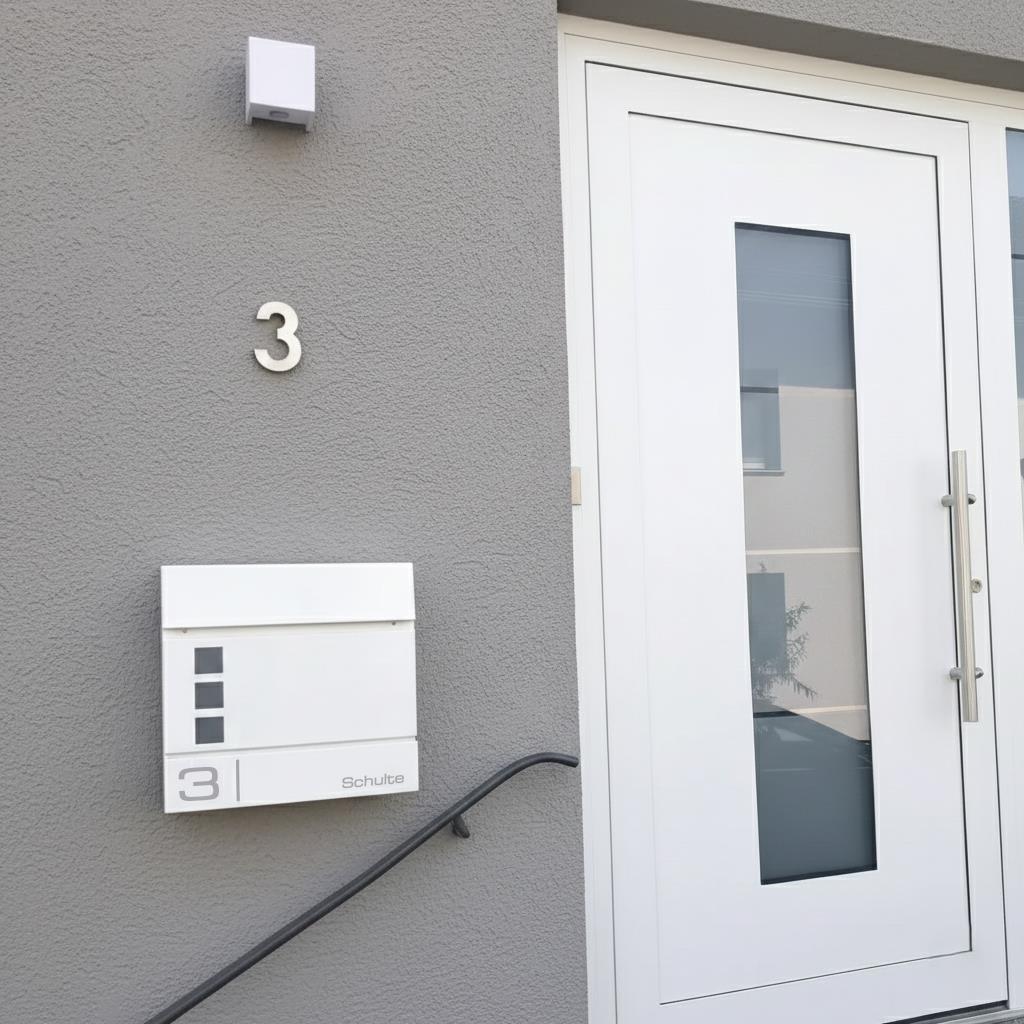 Metzler Briefkasten hochwertiger Stahl Sichtfenster | Cube