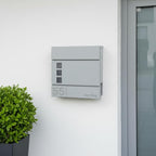 Metzler Briefkasten hochwertiger Stahl Sichtfenster | Cube