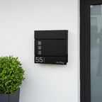 Metzler Briefkasten hochwertiger Stahl Sichtfenster | Cube