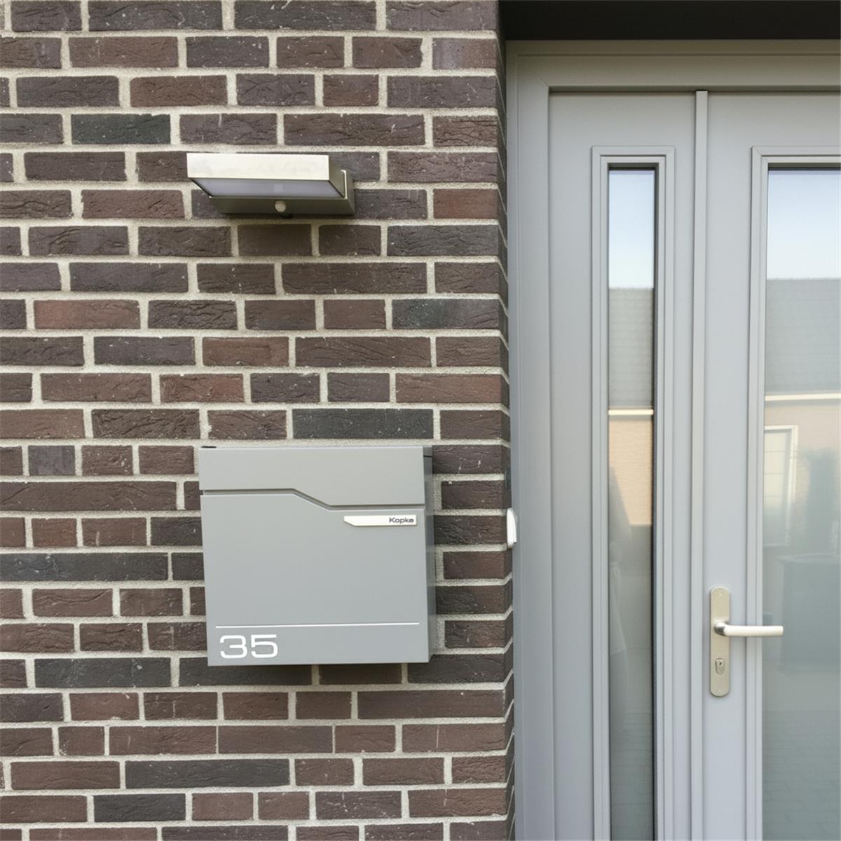 Metzler Briefkasten austauschbares Namensschild | Hoffmann