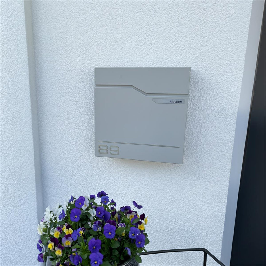 Metzler Briefkasten austauschbares Namensschild | Hoffmann