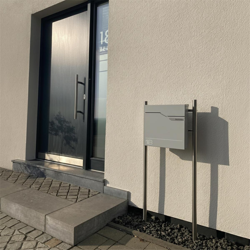 Metzler Briefkasten austauschbares Namensschild | Hoffmann