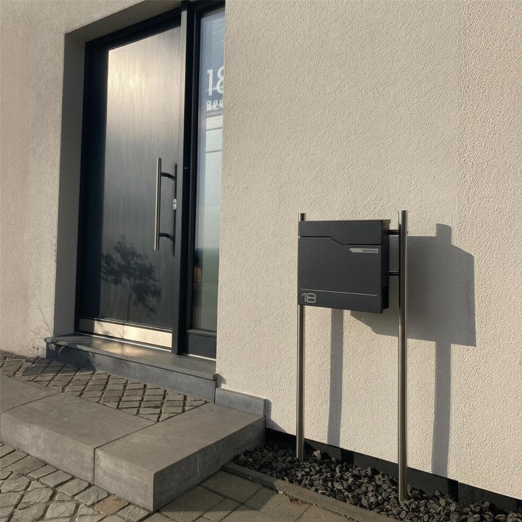 Metzler Briefkasten austauschbares Namensschild | Hoffmann