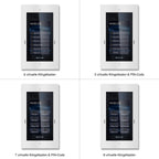 Metzler Türsprechanlage mit Kamera | Gesichtserkennung | Touch-Display | Live-HD-Video | Ein- und Mehrfamilien | SDM10X