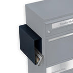 Metzler Zeitungsfach für Paketbox Modellreihe Bispo | RAL 7016 Anthrazit