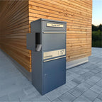 Metzler Zeitungsfach für Paketbox Modellreihe Bispo | RAL 7016 Anthrazit
