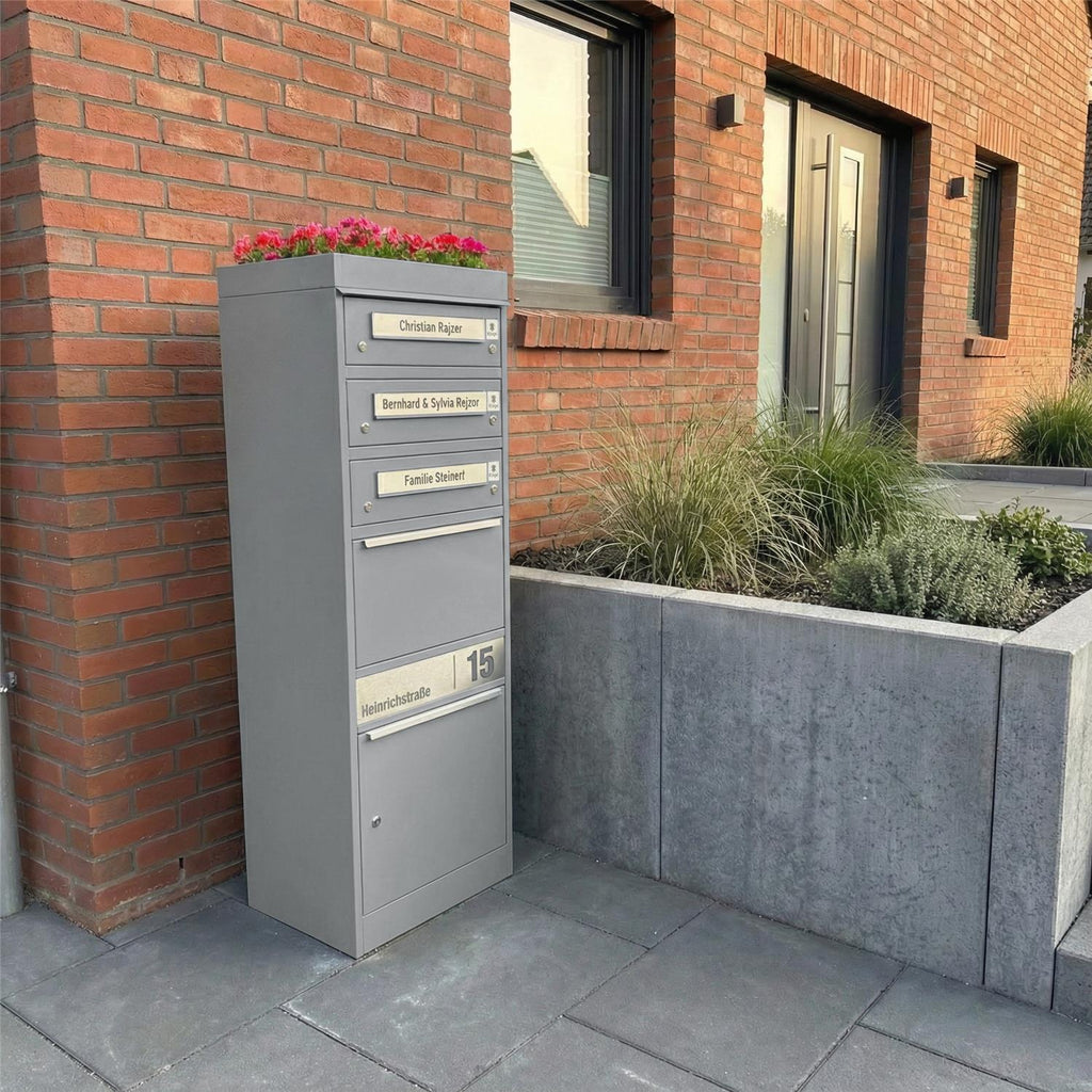 Metzler Pflanzdach für Paketbox | Dachbegrünung für Paketbriefkasten | für Modellreihe Bispo
