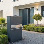 Metzler Paketbox XL personalisiert mit Gravur | Paketkasten rostfrei | Bispo Max 2