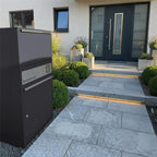 Metzler Paketbox XL personalisiert mit Gravur | Paketkasten rostfrei | Bispo Max 2