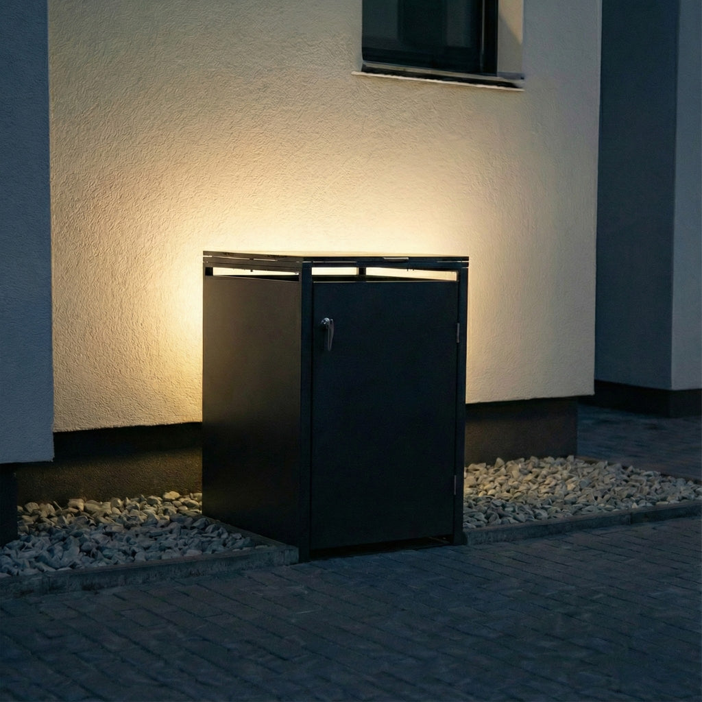 Metzler Indirekte LED-Beleuchtung für alle 1er Mülltonnenboxen