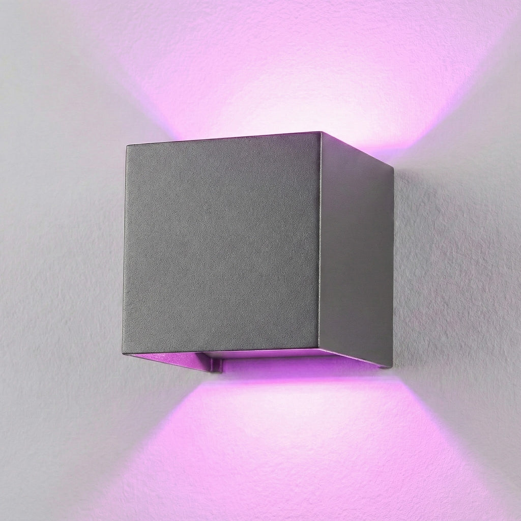 Metzler Up-Down-Light | RGBW | Dimmbar | App-Steuerung | 6,5 W LED Smart-Wandleuchte | Lumic Smart